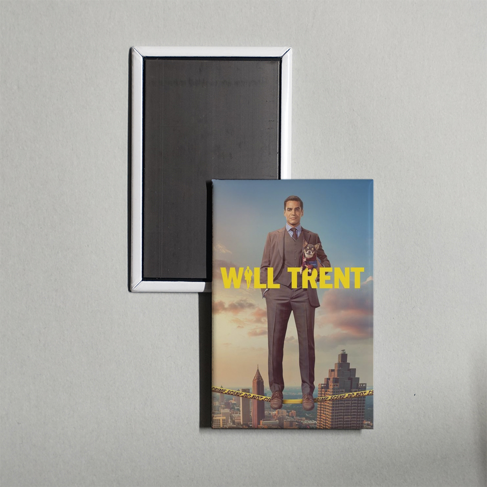 Will Trent TV Show Fridge Magnet