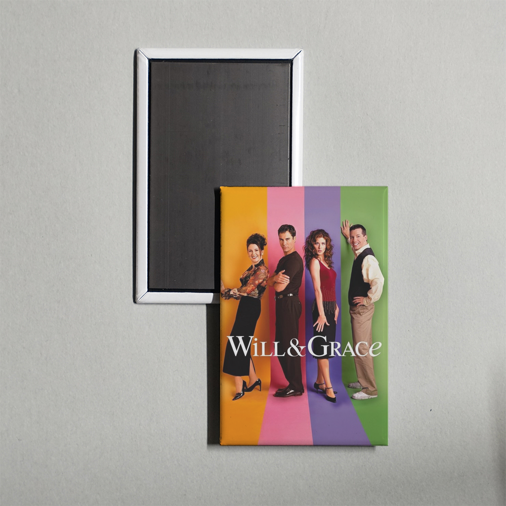 Will & Grace TV Show Fridge Magnet