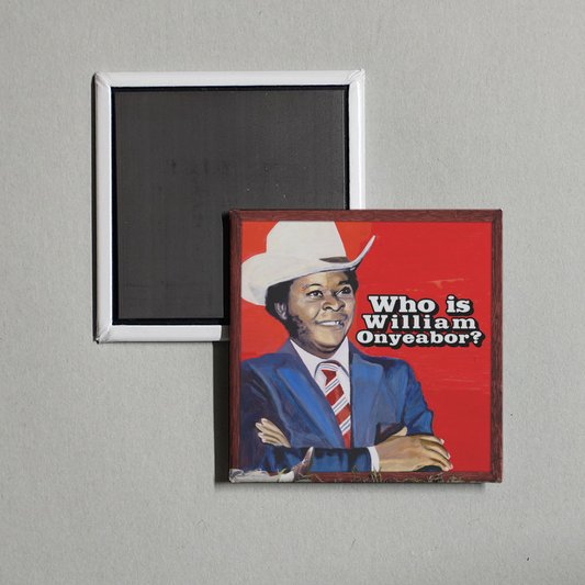 William Onyeabor - World Psychedelic Classics 5 Who Is William Onyeabor Album Cover Fridge Magnet