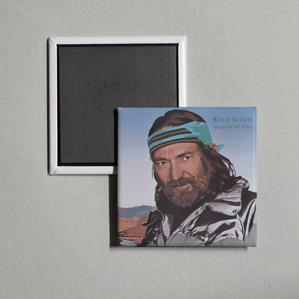 Willie Nelson - Always On My Mind Album Cover Fridge Magnet