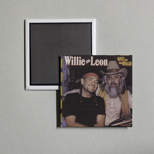 Willie Nelson - One For The Road (with Leon Russell) Album Cover Fridge Magnet