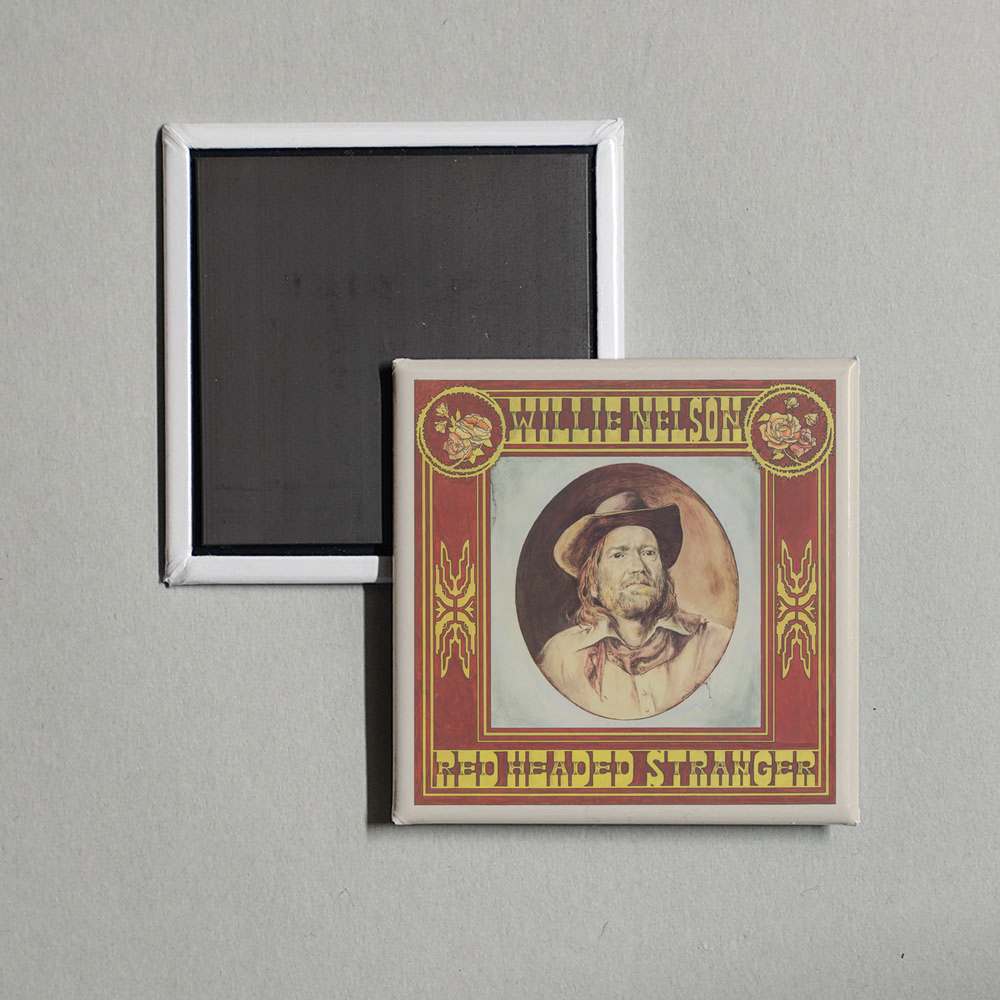 Willie Nelson - Red Headed Stranger Album Cover Fridge Magnet