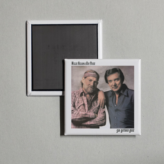 Willie Nelson - San Antonio Rose Album Cover Fridge Magnet