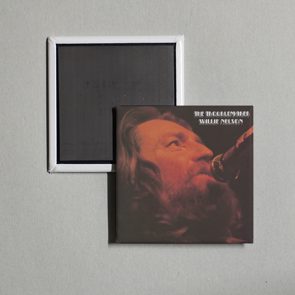Willie Nelson - The Troublemaker Album Cover Fridge Magnet