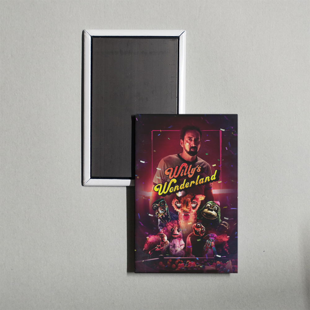 Willy's Wonderland Mini Movie Fridge Magnet