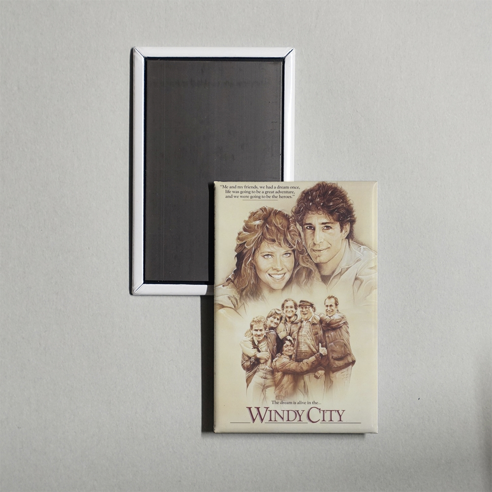 Windy City Mini Movie Fridge Magnet