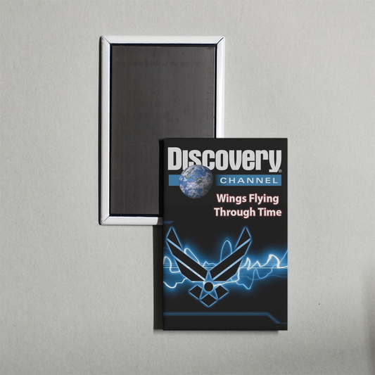 Wings Flying Through Time TV Show Fridge Magnet