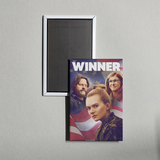 Winner Mini Movie Fridge Magnet