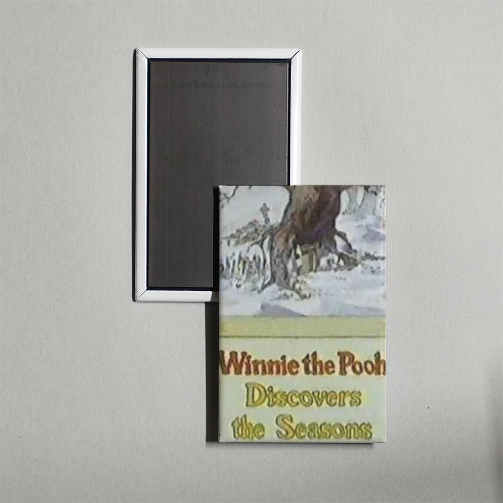 Winnie the Pooh Discovers the Seasons Mini Movie Fridge Magnet