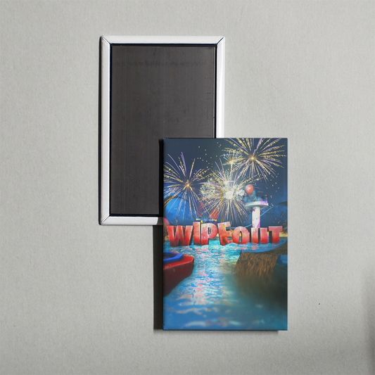 Wipeout TV Show Fridge Magnet