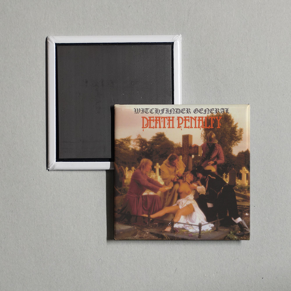 Witchfinder General - Death Penalty Album Cover Fridge Magnet