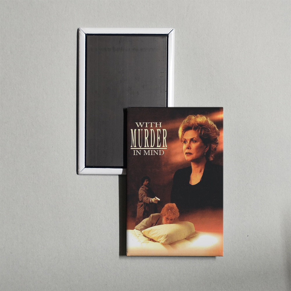 With Murder in Mind Mini Movie Fridge Magnet