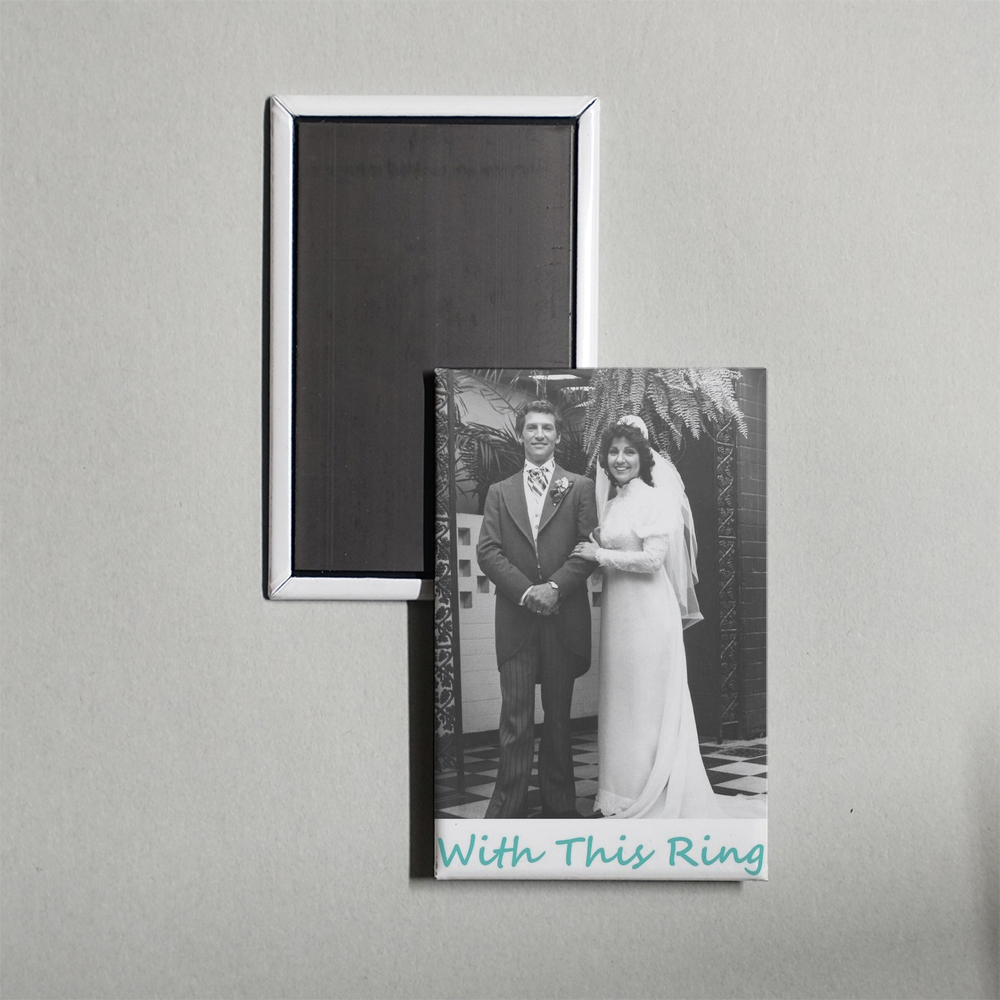 With This Ring Mini Movie Fridge Magnet