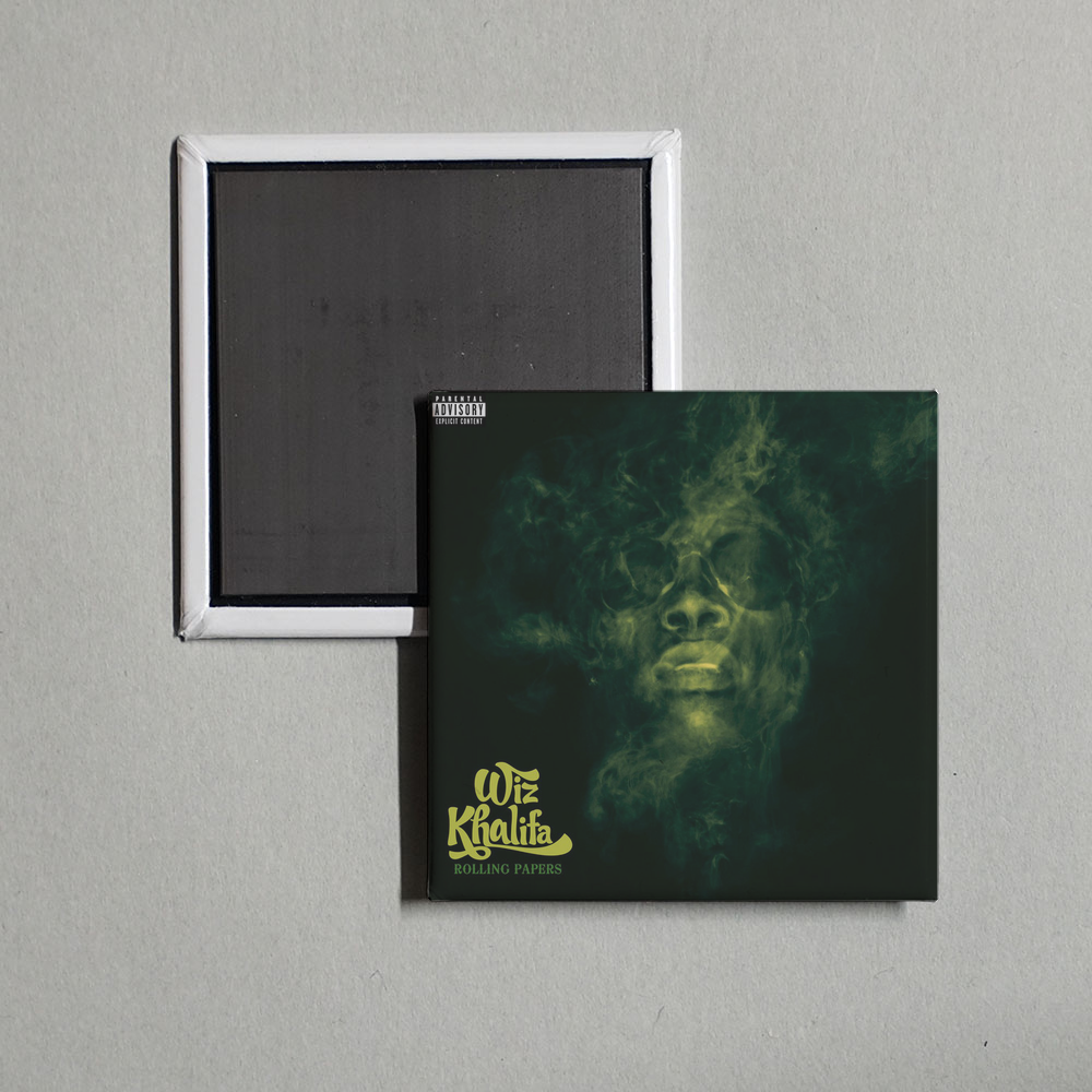 Wiz Khalifa - Rolling Papers Album Cover Fridge Magnet