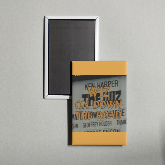 Wiz on Down the Road Mini Movie Fridge Magnet