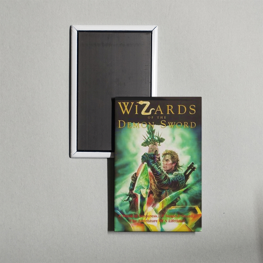 Wizards of the Demon Sword Mini Movie Fridge Magnet