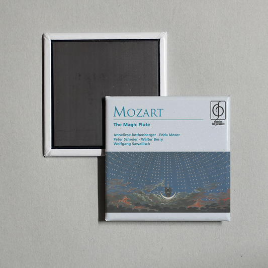 Wolfgang Amadeus Mozart - Mozart The Magic Flute Album Cover Fridge Magnet