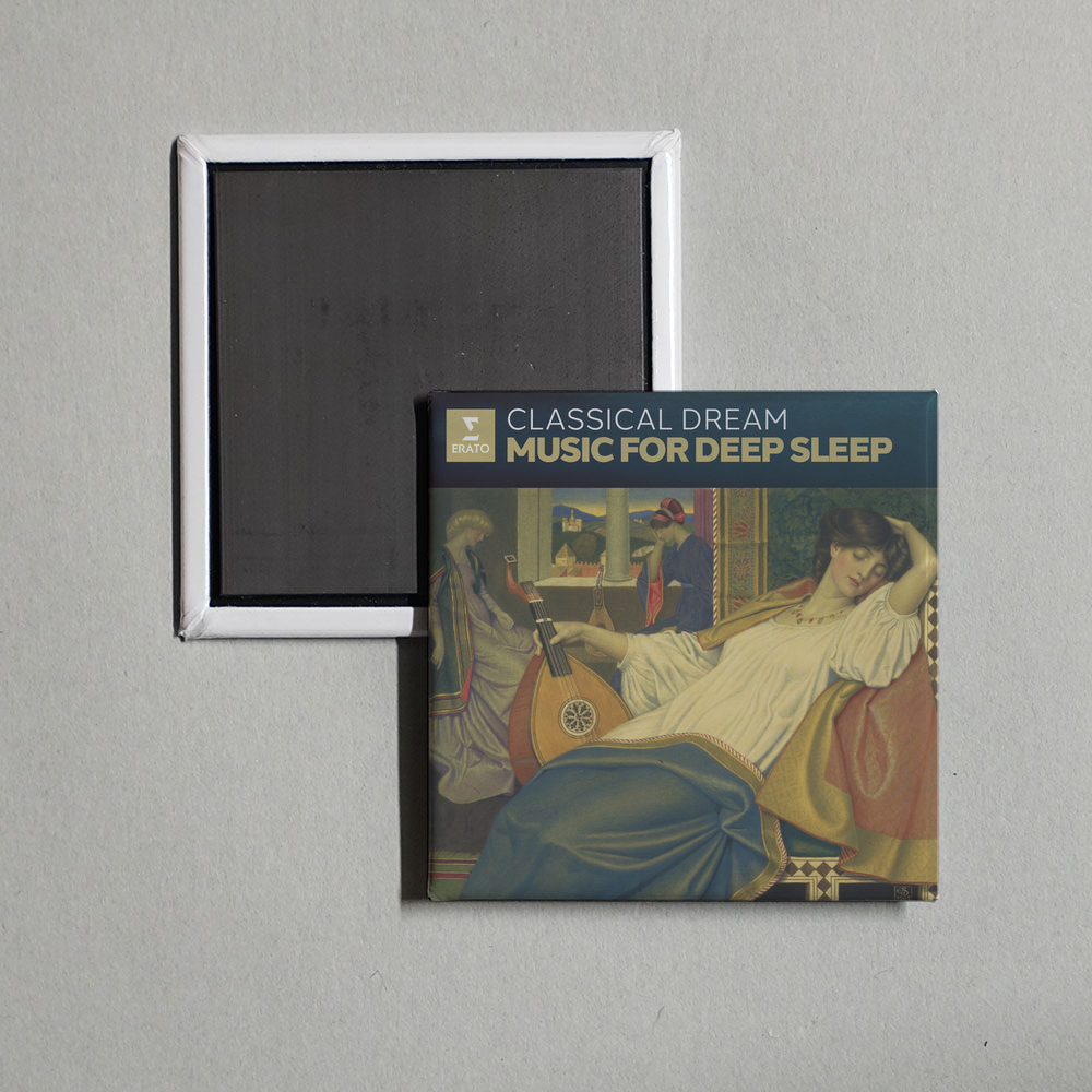Wolfgang Amadeus Mozart - Zzz - Classical Dream. Music for Deep Sleep Album Cover Fridge Magnet