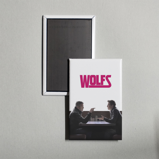 Wolfs Mini Movie Fridge Magnet