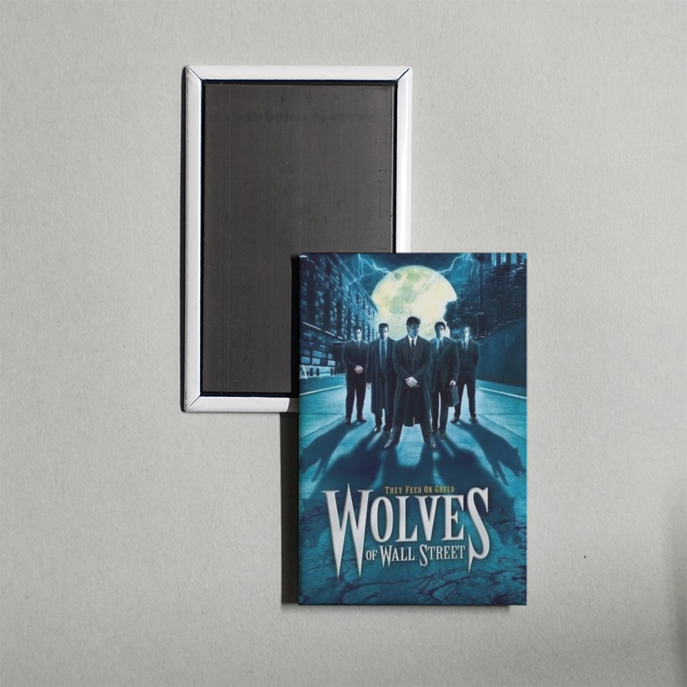Wolves of Wall Street Mini Movie Fridge Magnet