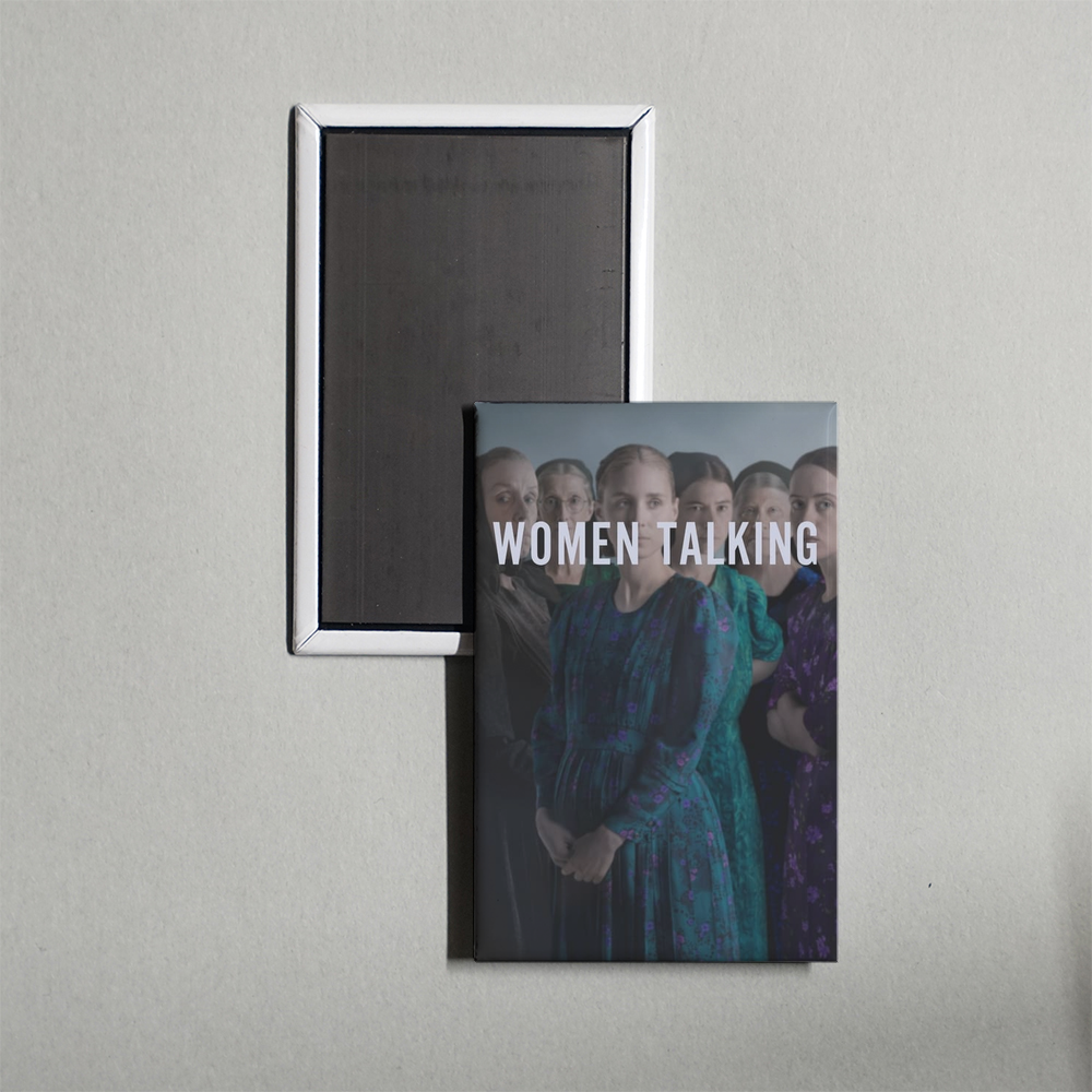 Women Talking Mini Movie Fridge Magnet