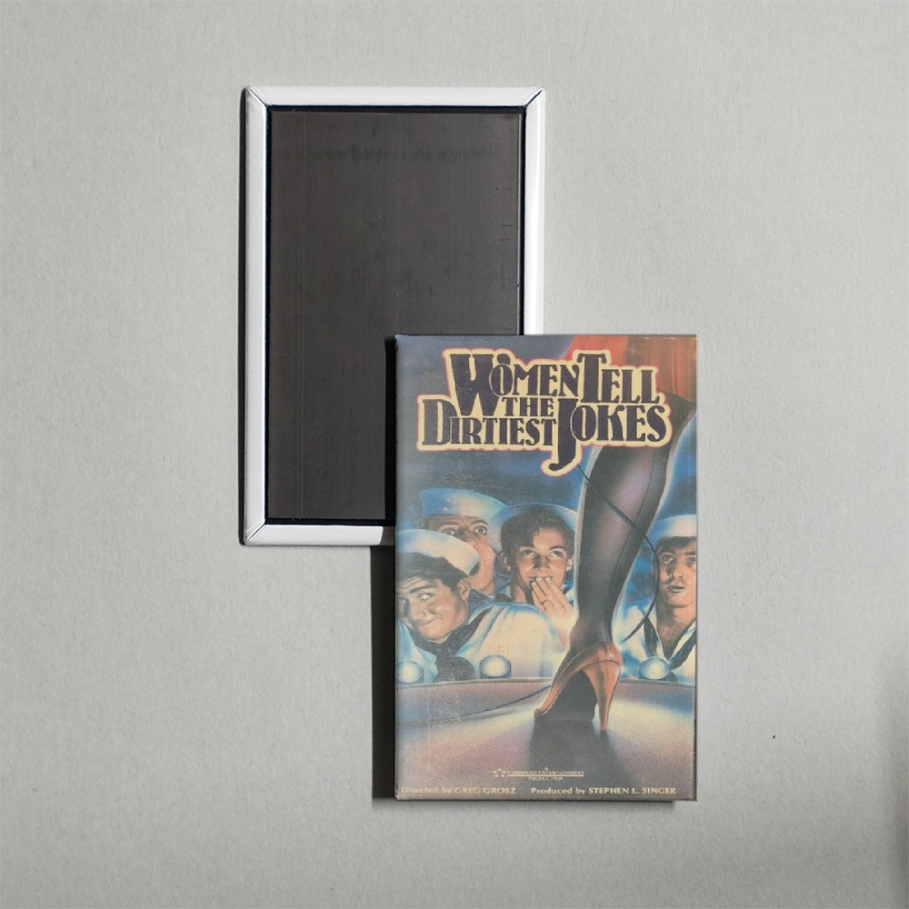 Women Tell the Dirtiest Jokes Mini Movie Fridge Magnet