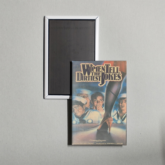 Women Tell the Dirtiest Jokes Mini Movie Fridge Magnet