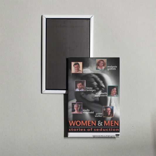 Women and Men Stories of Seduction Mini Movie Fridge Magnet
