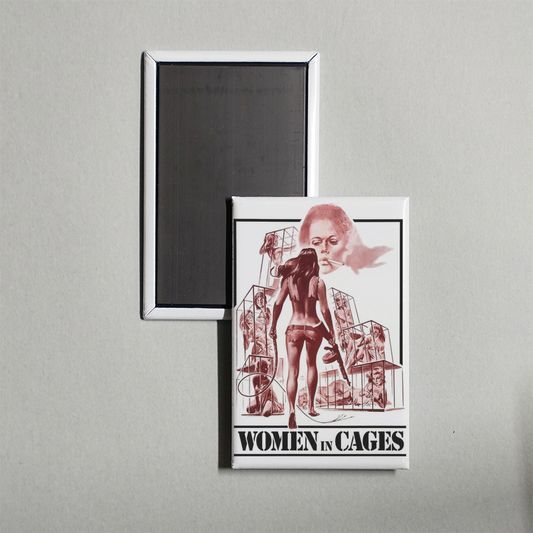 Women in Cages Mini Movie Fridge Magnet