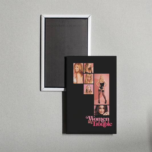 Women in Trouble Mini Movie Fridge Magnet