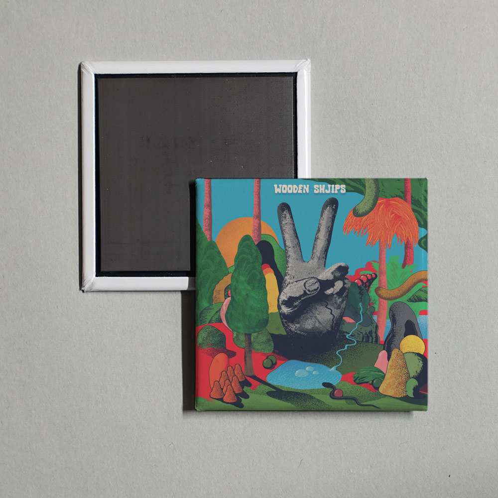 Wooden Shjips - V. Album Cover Fridge Magnet