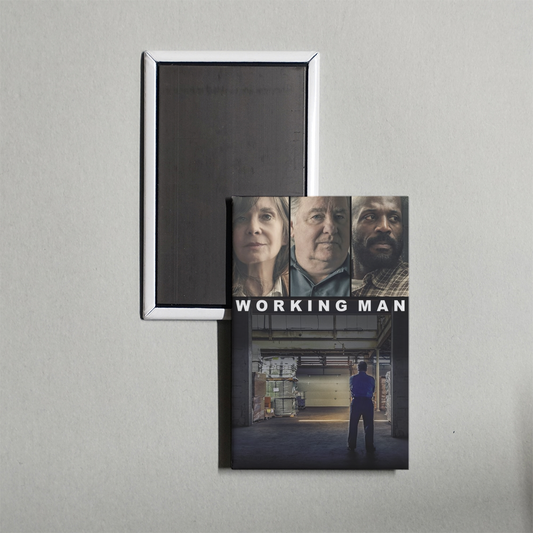 Working Man Mini Movie Fridge Magnet