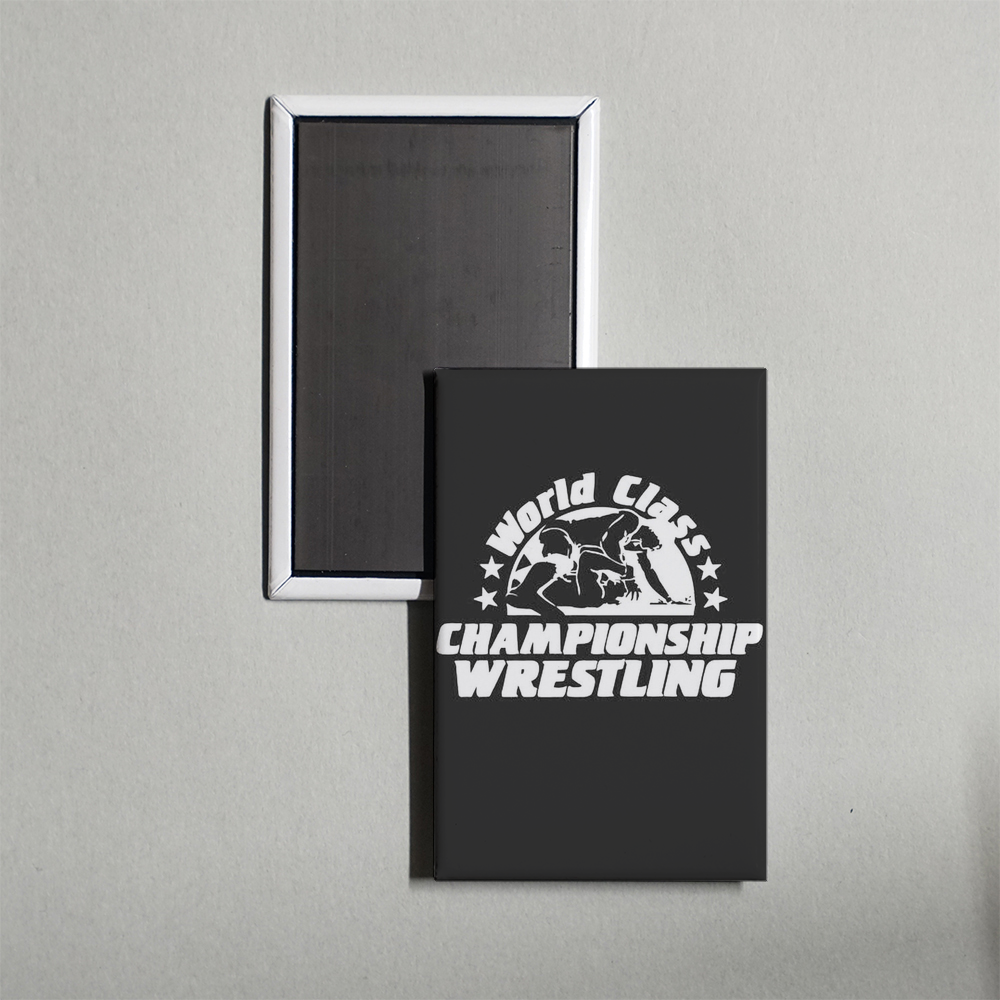 World Class Championship Wrestling TV Show Fridge Magnet