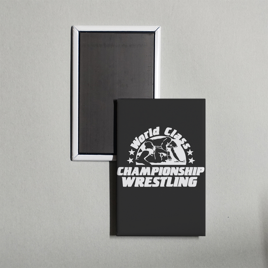 World Class Championship Wrestling TV Show Fridge Magnet