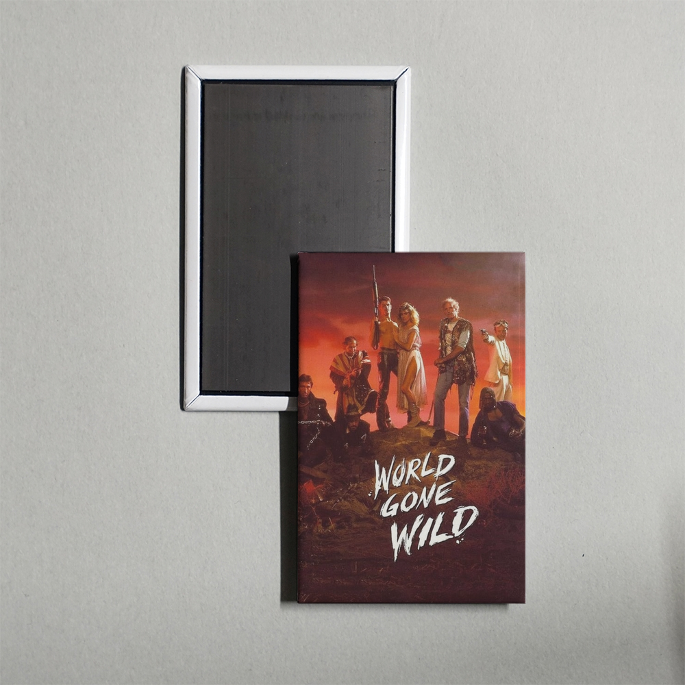 World Gone Wild Mini Movie Fridge Magnet