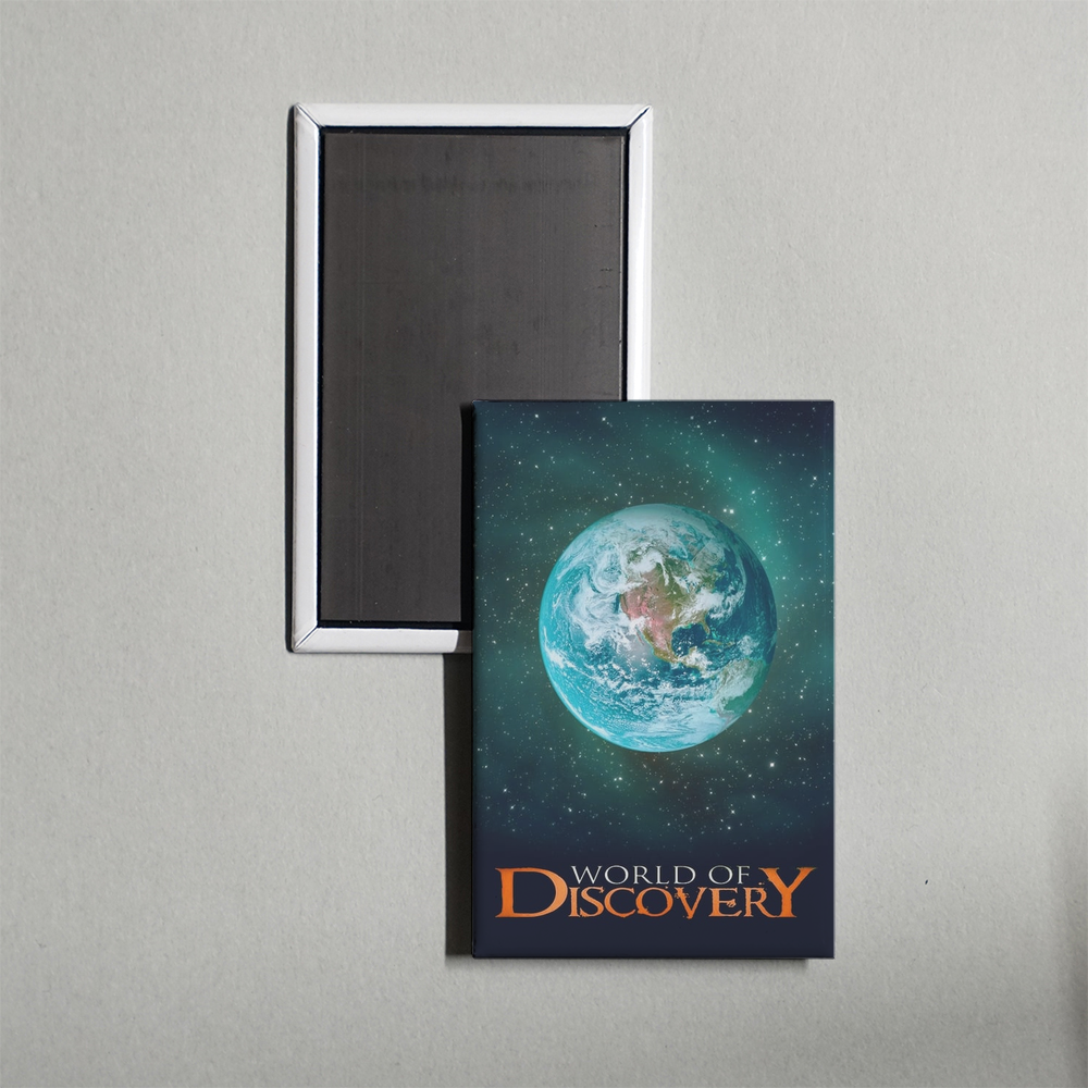World Of Discovery TV Show Fridge Magnet