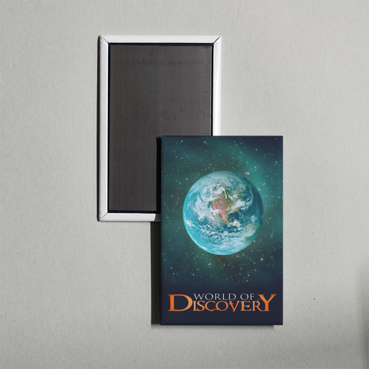 World Of Discovery TV Show Fridge Magnet