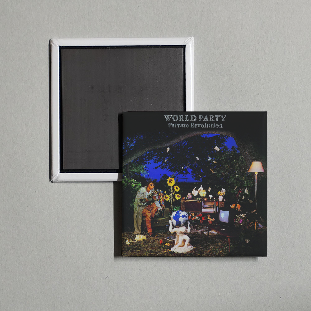 World Party - Private Revolution Album Cover Fridge Magnet