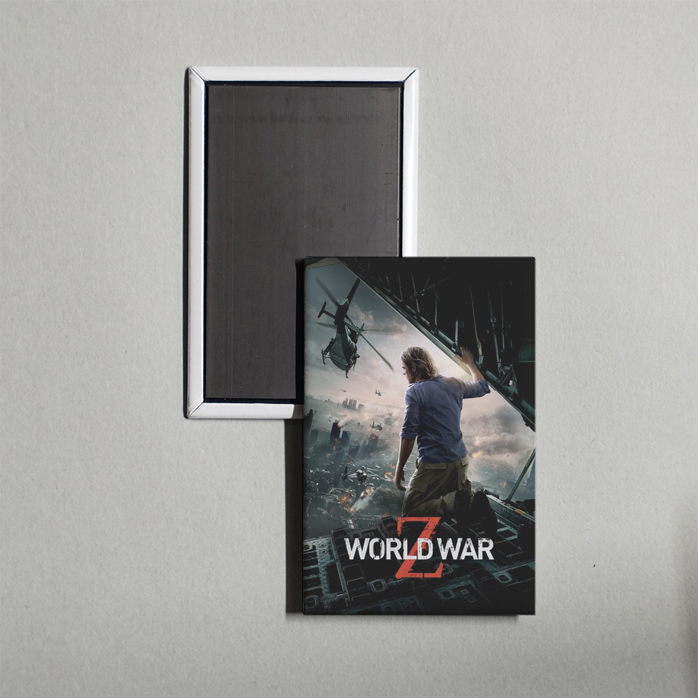 World War Z Mini Movie Fridge Magnet