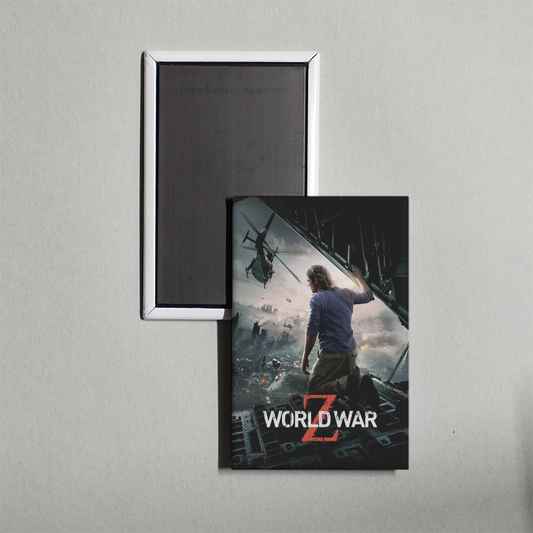 World War Z Mini Movie Fridge Magnet