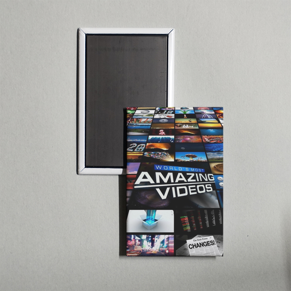 World's Most Amazing Videos TV Show Fridge Magnet