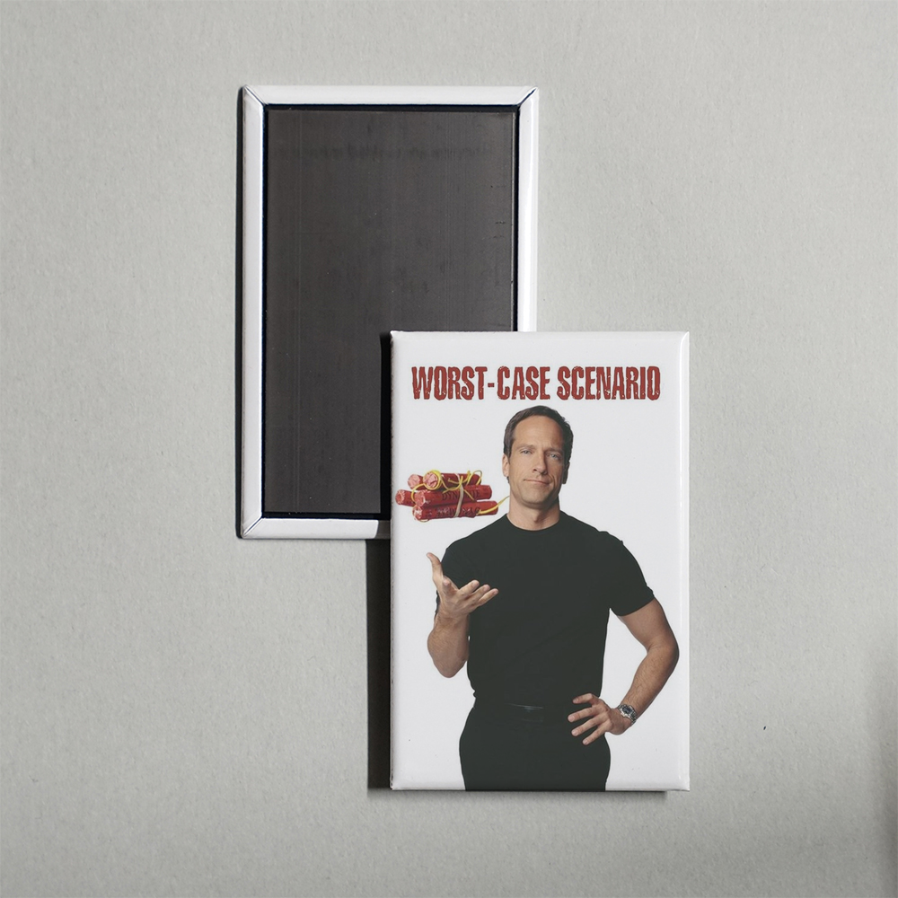 Worst-Case Scenario TV Show Fridge Magnet