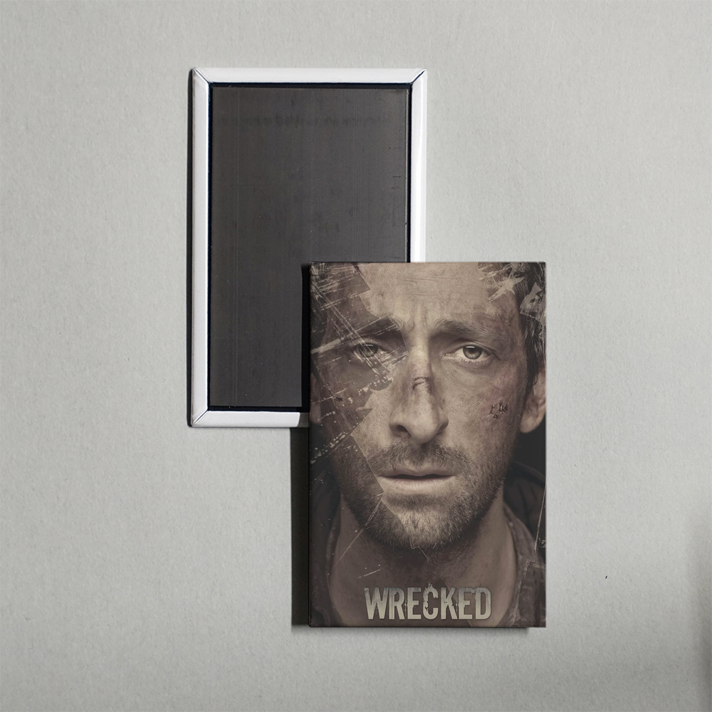 Wrecked Mini Movie Fridge Magnet