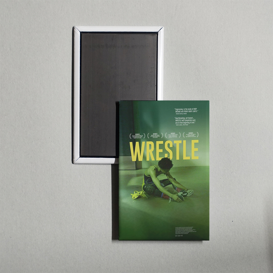 Wrestle Mini Movie Fridge Magnet