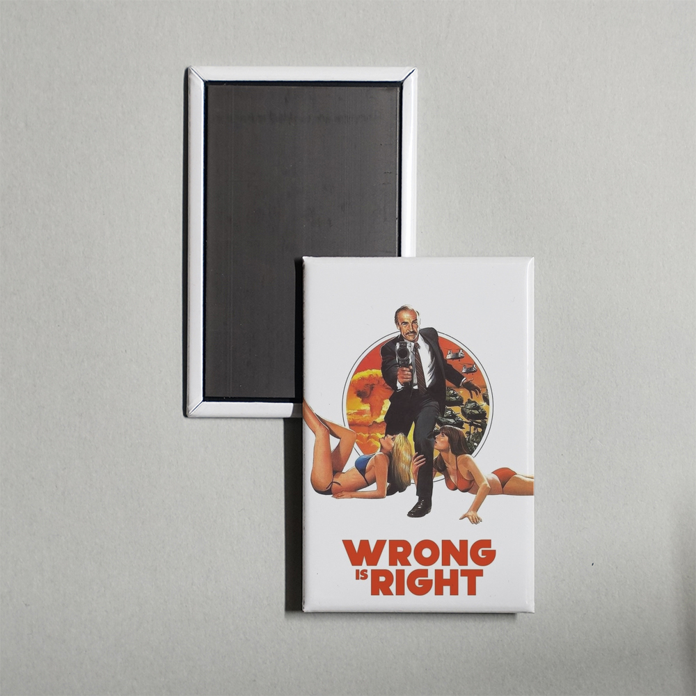 Wrong Is Right Mini Movie Fridge Magnet