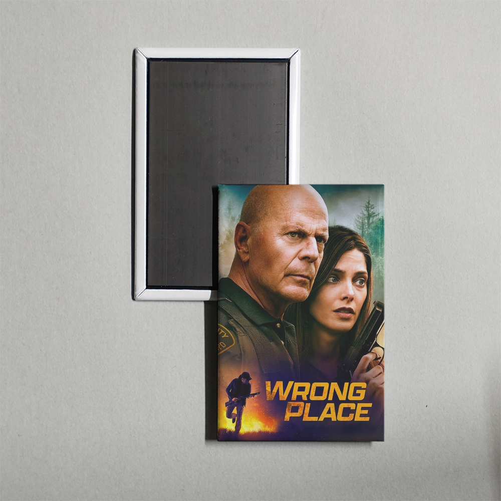 Wrong Place Mini Movie Fridge Magnet