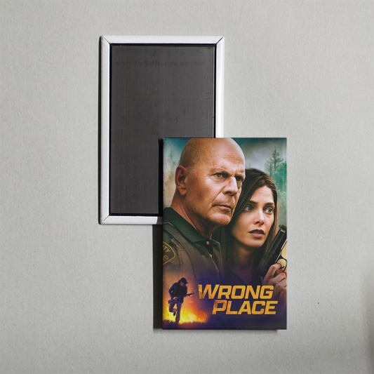 Wrong Place Mini Movie Fridge Magnet