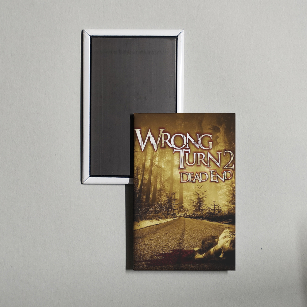 Wrong Turn 2 Dead End Mini Movie Fridge Magnet