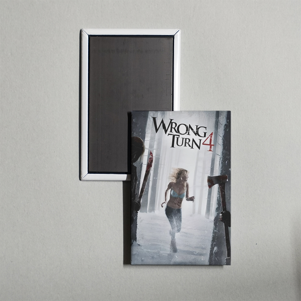 Wrong Turn 4 Bloody Beginnings Mini Movie Fridge Magnet