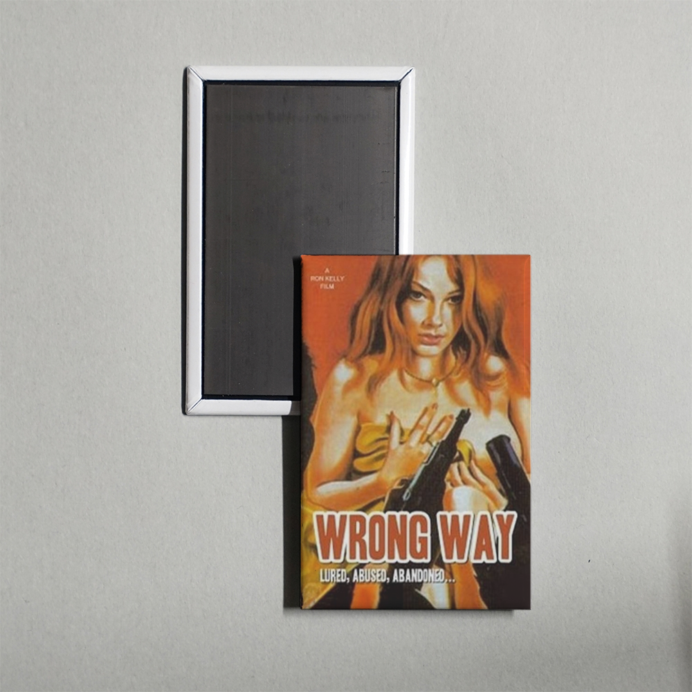 Wrong Way Mini Movie Fridge Magnet
